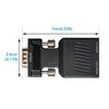 Převodník 1080P VGA samec na hdmi samice s USB audio kabelem