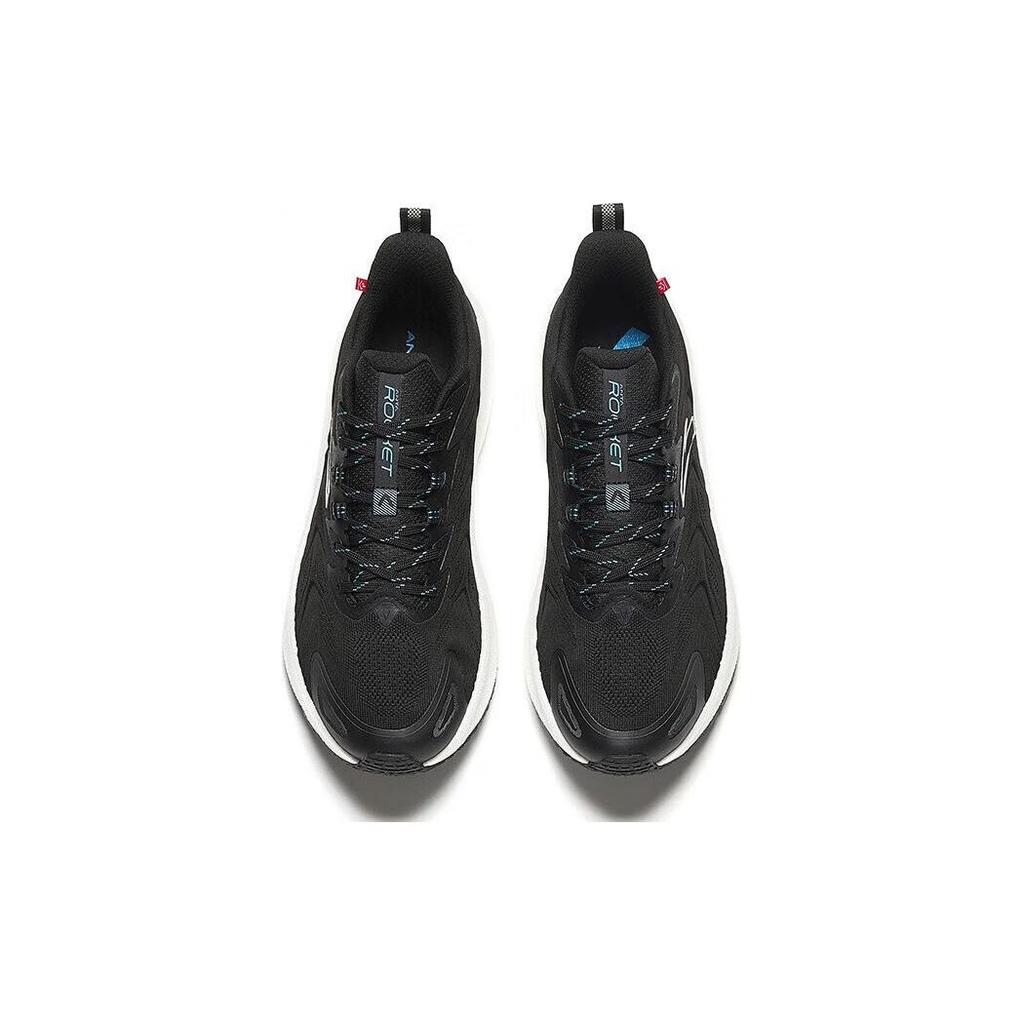 Anta Rocket 5.0 Fabric Comfortable Shock Absorbing Durable Low Top Running Shoes Men sneaker Black Gray 112345523-7