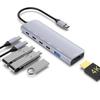 6 In 1 USB C To 4K HDMI Hub with 3 USB C Ports and USB-C PD Charge and Data Port for MacBook Pro/Air, Samsung Mobile and More