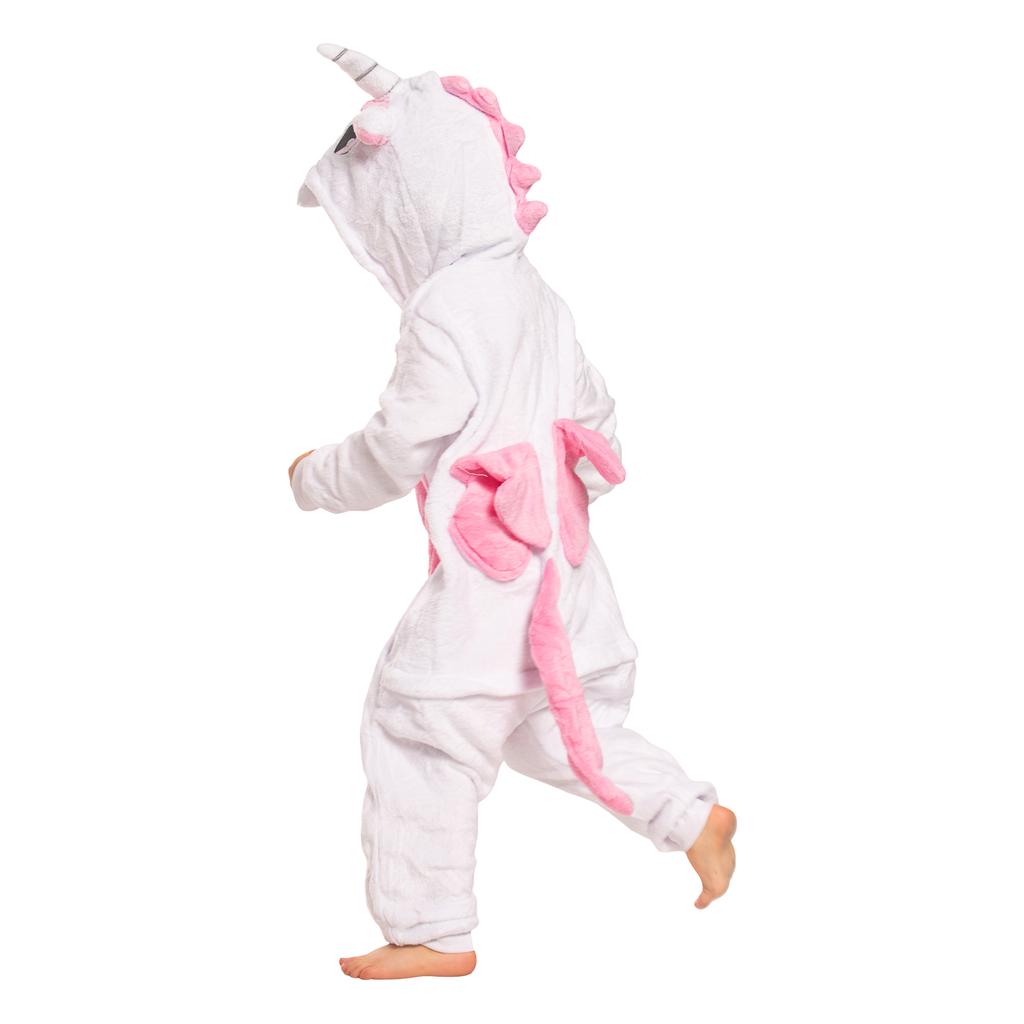 Piżama dla dzieci dziecięca kigurumi onesie kostium jednorożec jasny róż 105-115