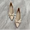 Super soft pointed late evening wind single shoes new autumn new shallow mouth soft sole non-slip flat bottom ladyshoes maternity shoes