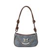  2025 Trendy Women's Underarm Bow Tie Chain PU Shoulder Bag for Daily Use