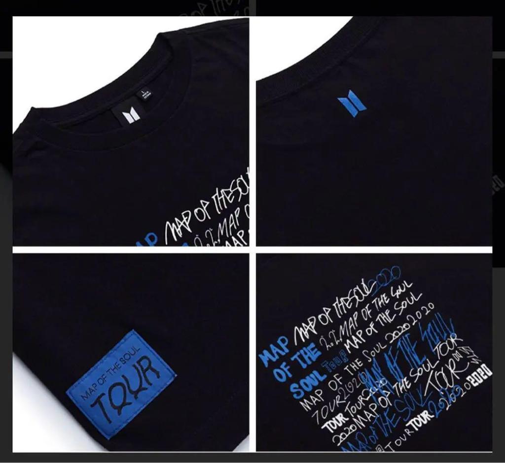 [USED] BTS MAP OF THE SOUL T-SHIRT Black M