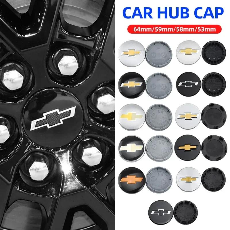 53mm 58mm 59mm 64mm Car Wheel Center Hub Cap Cover Sticker For Chevrolet Colorado Cruze Spark Captiva Malibu Trax Aveo Camaro