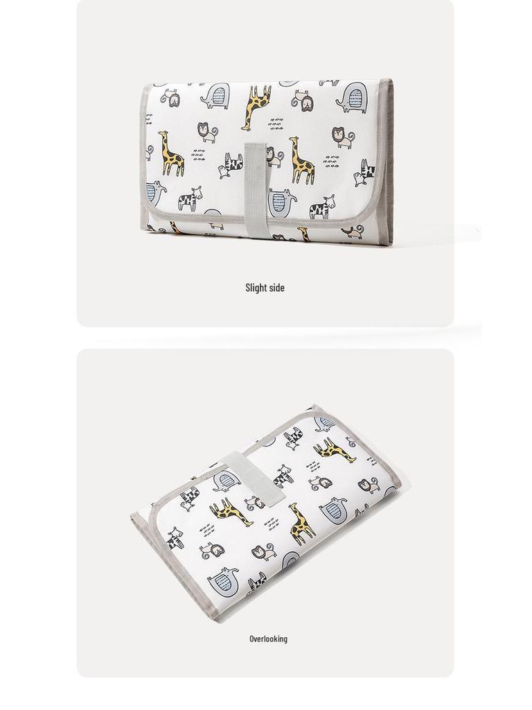 Lightweight Waterproof Portable Baby Changing Pad with Stroller Attachment