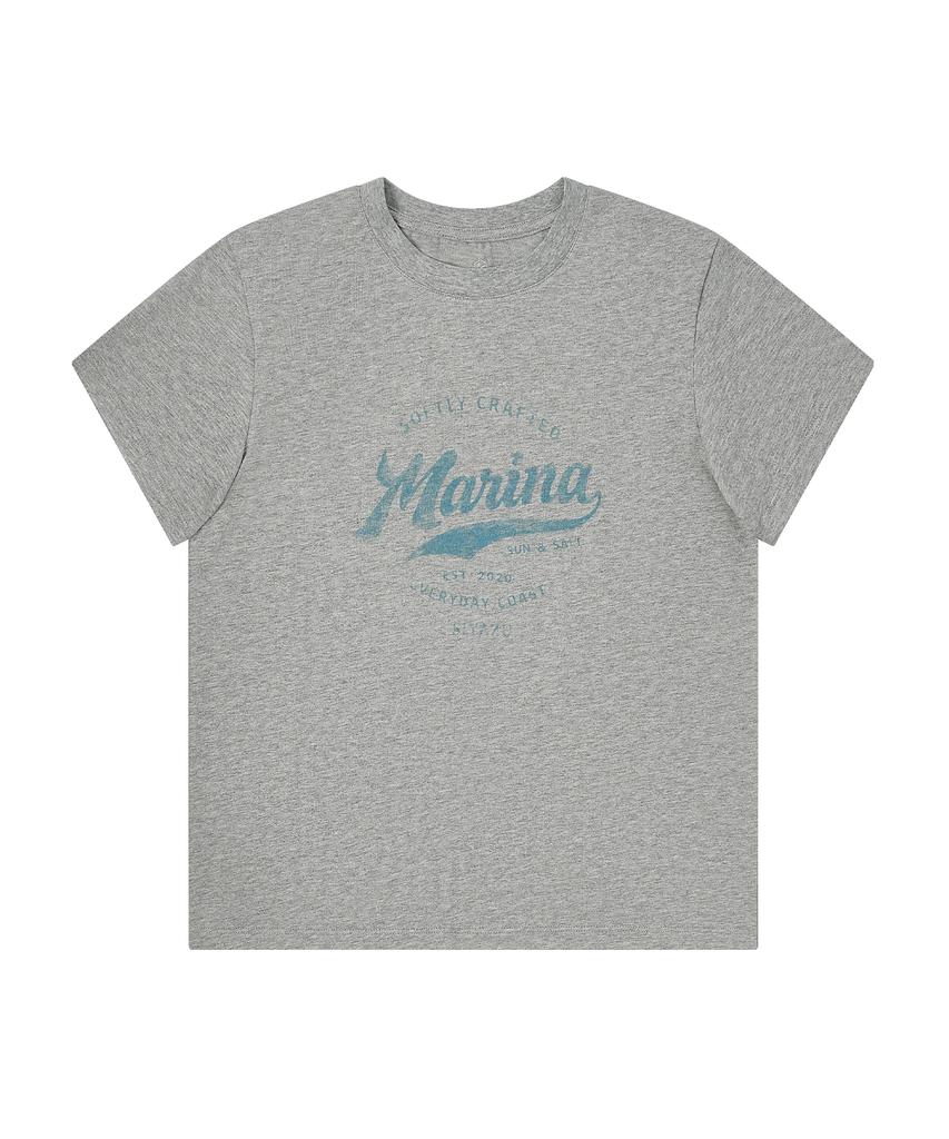 Siyajyu Sitp5288 Marina Slim Short Sleeve T-Shirt_Melange Gray