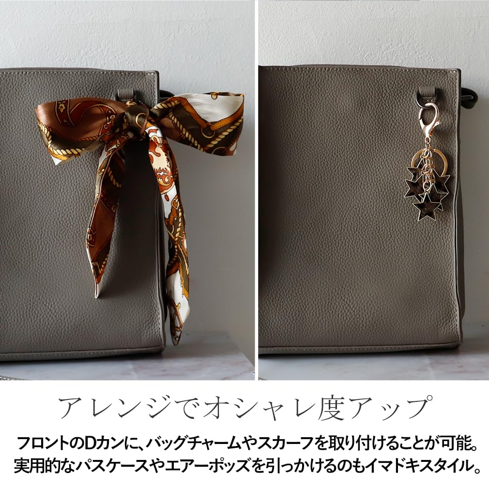 Gratante Women's Small Shoulder Bag, Lightweight, Genuine Leather, Crossbody, Square Mini, Smartphone Pouch, Sacoche, Mini Bag, Shoulder Bag,