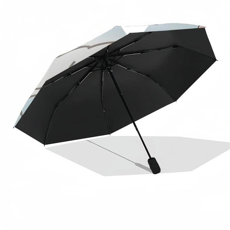 1pc Cinnamoroll Automatic Opening/Closing Umbrella with Foldable Design, 8-Rib Iron Frame Outdoor Umbrella, Perfect Gift for Fans, Travelers, Daily Us