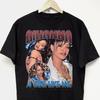 Rihanna Rap Tee vintage anni '90 hip hop concerto tour band streetwear t-shirt grafica