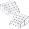 Clear Acrylic Display Riser Stand Jewelry Display Shelf Cupcake Stand Showcase Fixtures for Candy Dessert Figures Collections