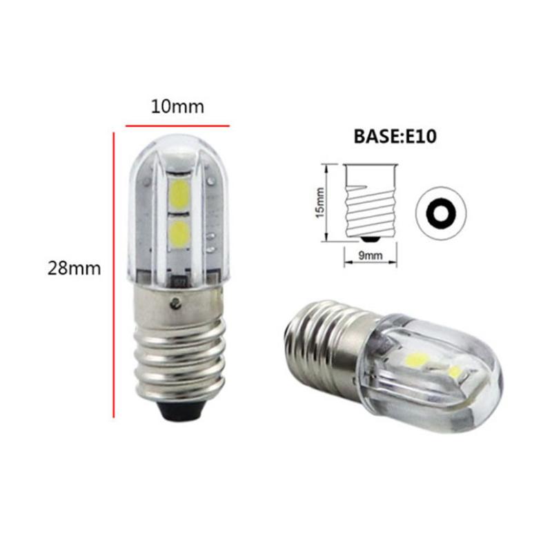 E10 Taschenlampen-LED-Birne Lampe 6V 12V B9 Bajonett Kontrollleuchte Yacht-Laterne E11 Gabelstapler Segelsignalbeleuchtung