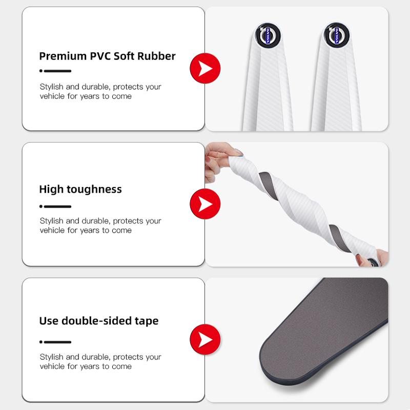 Anti Collision Car Bumper Guard Strip Car Stickers For Volvo V60 V40 XC90 S60 C30 XC60 V70 S90 Car Door Edge Guards Trim Molding