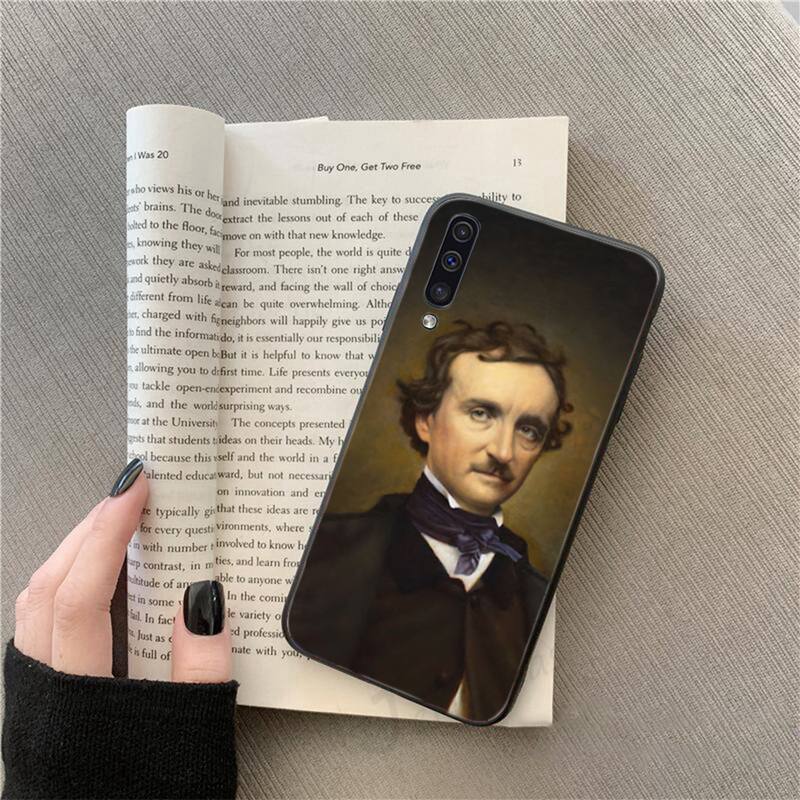 EDGAR ALLAN POE romanopisec Pouzdro na telefon Pro Samsung galaxy A S note 10 7 8 9 20 30 31 40 50 51 70 71 21 s ultra plus