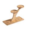 Wooden Tiered Plant Stand Rustic Planter Holder with 3 Tiers Decorative Desktop Display Stand for Potted Succulents Small Figurines