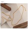 Sunflower Necklace Fashion Bracelet: Titanium Steel Clavicle Choker for Women