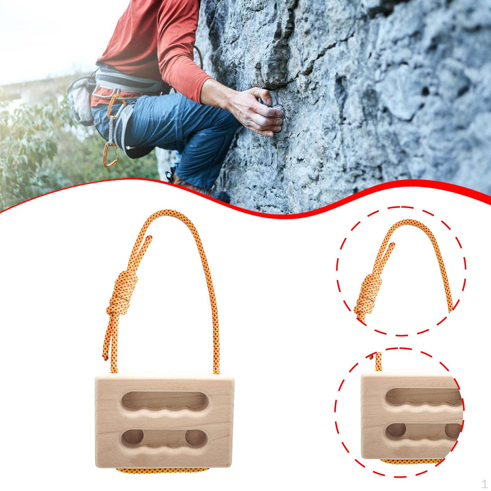 

Climbing Hangboard Hand Grip Strengthener Upper Body Workouts Wall Hanging Pull up Fingerboard for