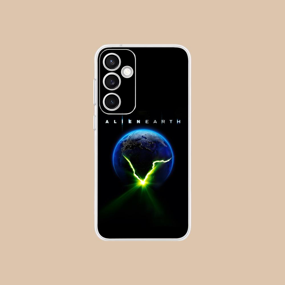 

Alien Earth Mobile Cell Phone Case for Samsung Galaxy S25 S24 S23 S22 S21Plus FE Ultra Clear Colorful Cover Cover Pretty Galaxy S21 5G