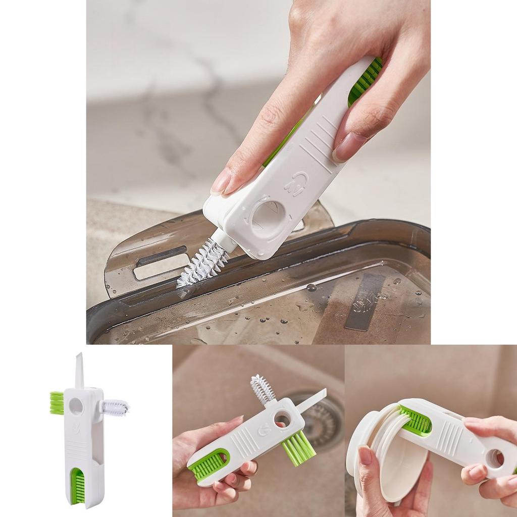 Portable Multi Functional Cup Brush Set For Bottles Mugs And Water Cups