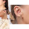 Coral Animal Design Alloy Earrings For Women Trendy Spring 2025