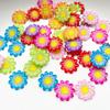 20 Pieces of 20mm Colorful Flower Shaped Rhinestone Flat Back Scrapbook Suitable for DIY Decoration, Jewelry Gift Decoration