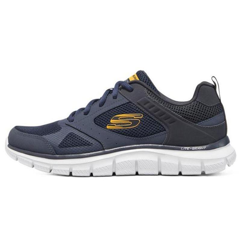 Skechers TRACK Men Comfort Walking Breathable Light Low Top Casual Shoes Navy Blue 232398-NVY 45