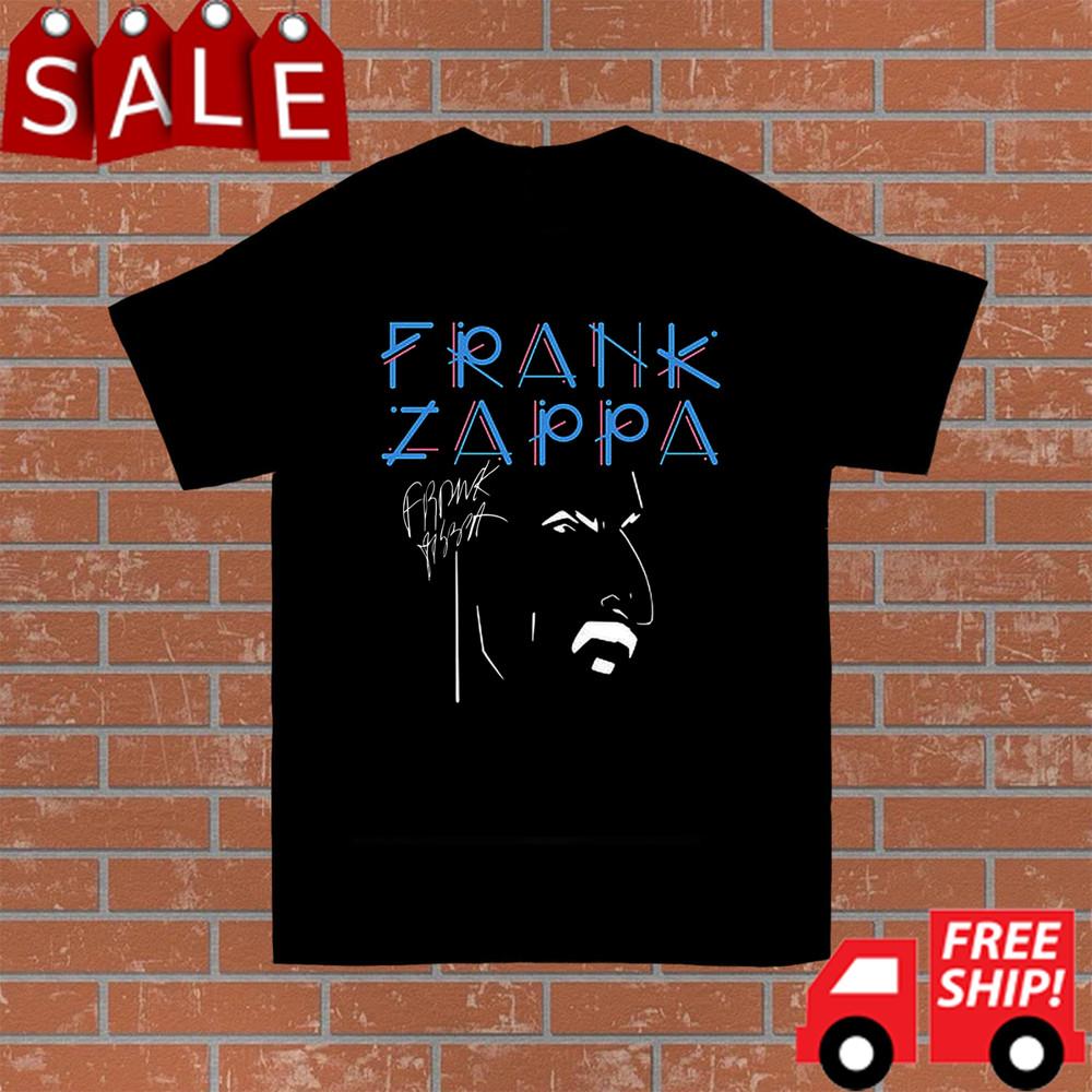 

Frank Zappa Signature Short Sleeve Gift T- Shirt Men All Size S to 5XL Unisex T-Shirt L