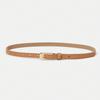 Women's Versatile Casual and Daily Matching Belt Clothing Accessories PU Clothing with Women's Thin Belt