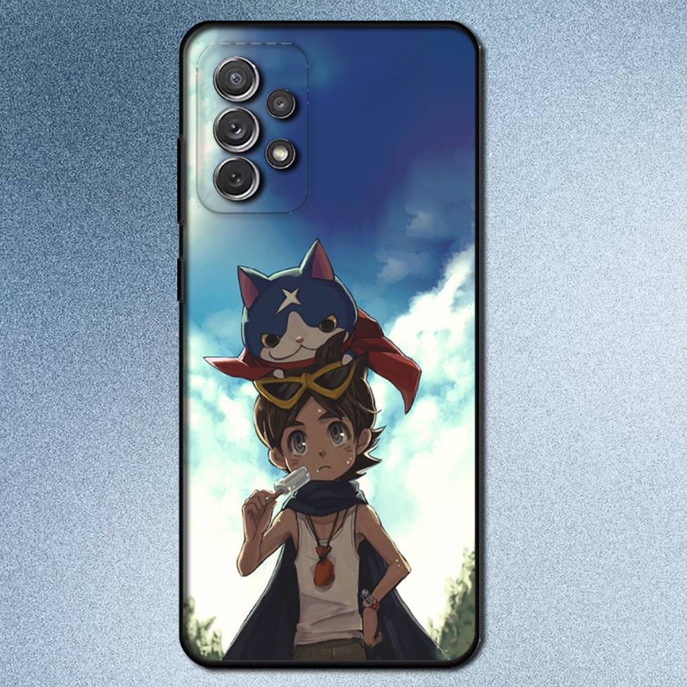 

Чехол для телефона Yo-kai Watch Аниме для Samsung S25,S24,S21,S22,S23,S30,Ultra,S20,Plus,Fe,Lite,Note,10,9,5G Черный Чехол Samsung S20ULTRA5G