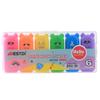 Bear Cartoon Fluorescent Pen Set, 1559: Mini Colored Marker Pens with Fun Bear Shapes