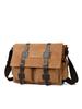 Korean Canvas Messenger Bag: Trendy Large Capacity Shoulder Bag for Men, Students, and Camera Gear