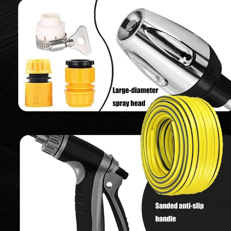 Strong Car Cleaning Water Tool 3 Nozzles Adjustable Sprays Car Wash Sprays for Vehicles Gardening High Pressure Washer