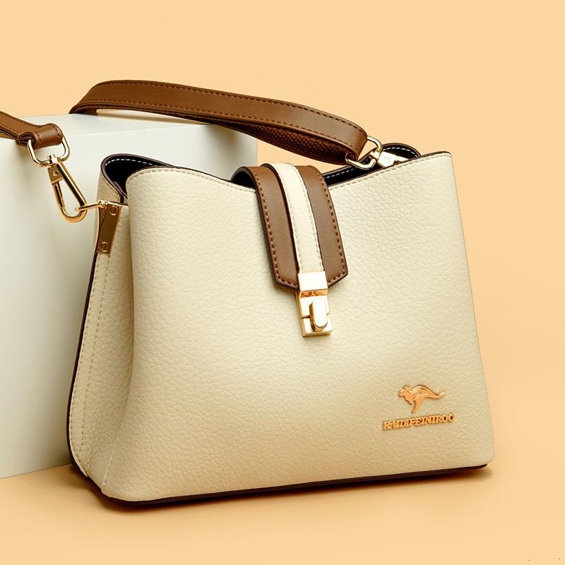High-quality PU Leather Bucket Bags Luxury designer For Women Small Shoulder Messenger Bag Lady Fashion Handbags Luxury Totes