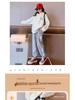 2023 Girls' Plus Velvet Sweatpants: New Autumn/Winter Casual Cuffed Trousers for Middle and Large Children.