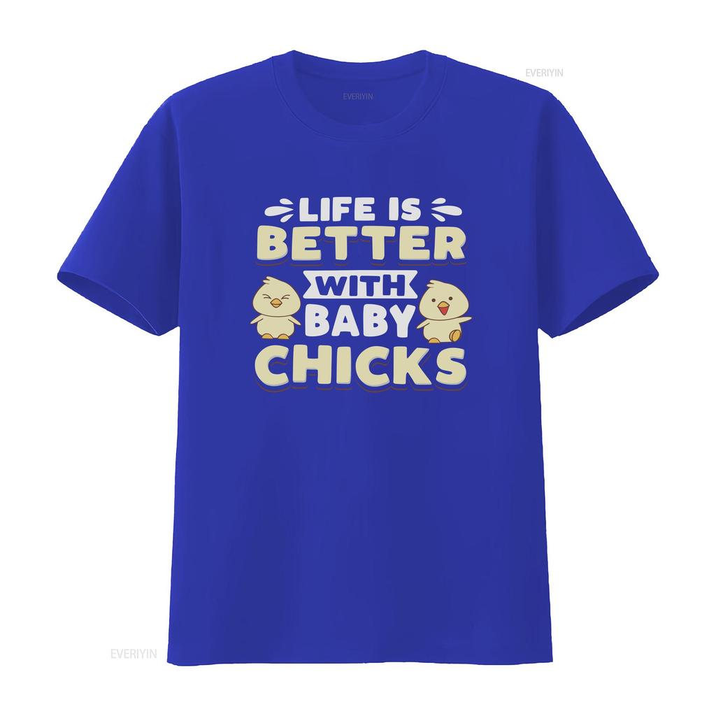 Chicken Owner T Shirt Lover Farmer Better With Baby Chicks  vintage Washed streetwear fashion homme Versatile Slightly graphic