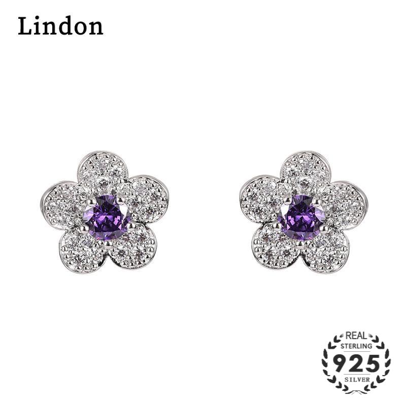 

Серьги Lindon Серьги-подвески для женщин Подарки на свадьбу фиолетовый