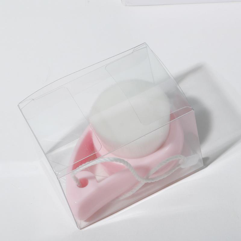 Cleansing Face Brush, Hollow Comma, Cleansing Brush, Soft Hair Face Brush, Soft Hair Cleansing Brush transparent pvc plastic box розовый