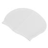 Swim Bathing Cap Silicone Waterproof Swimming Head Cover Professional with Ear Protection for Adult Long HairWhite