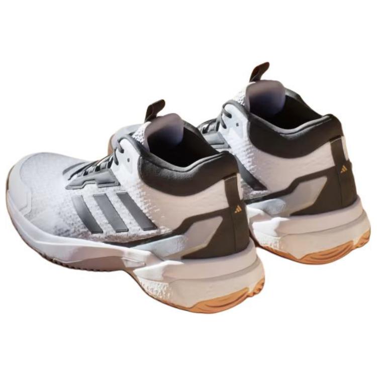 New Adidas Crazyflight 5 Mid Indoor Cloud White Core Black Grey Two IH7720