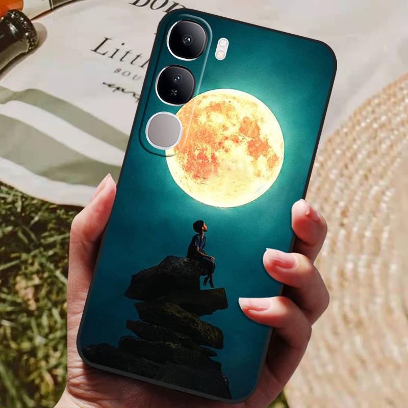 For Vivo V40 Lite 4G 5G V40Lite (IDN) V40E V 40 SE Case Luxury Painted Phone Silicon Back Cover For Vivo Y200 Y300 Cases Shell