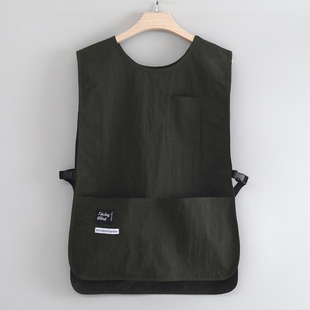 Adjustable Waterproof Coffee Apron Vest for Catering & Barber Shop