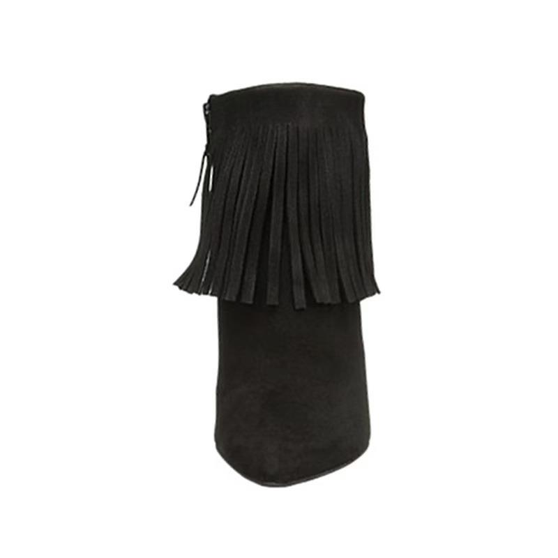 Bottes de cowboy rétro ethniques western pour femme, pointure 42, talons carrés moyens, franges à pompons, bottes hautes jusqu'aux genoux, chaussures d'hiver pour femme