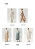 2025 Cashmere Rolled Edge Long Cardigan: Autumn/Winter Collarless Outerwear for Women - Comfy, Stylish & Perfect for Commuting