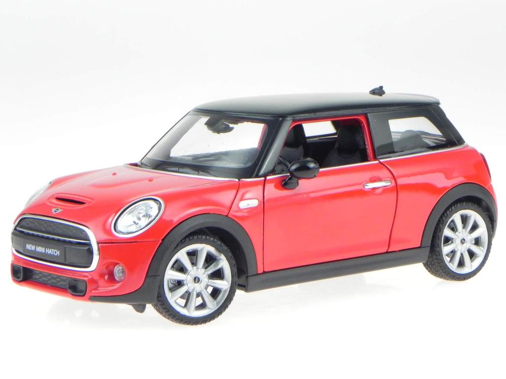 Willy 1/24 scale Mini Cooper S Hatchback 2-Door 2015 (Red) [Parallel Import]