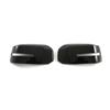 Decoration Door Mirror Cover For Mitsubishi Triton L200  2024 Carbon Fiber Black Car Rearview Accessories