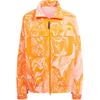 X Stella McCartney Jachetă de trening țesută Truecasuals cu imprimeu monogramă Îmbrăcăminte exterioară pentru femei Roșu deschis-Flash HZ9140