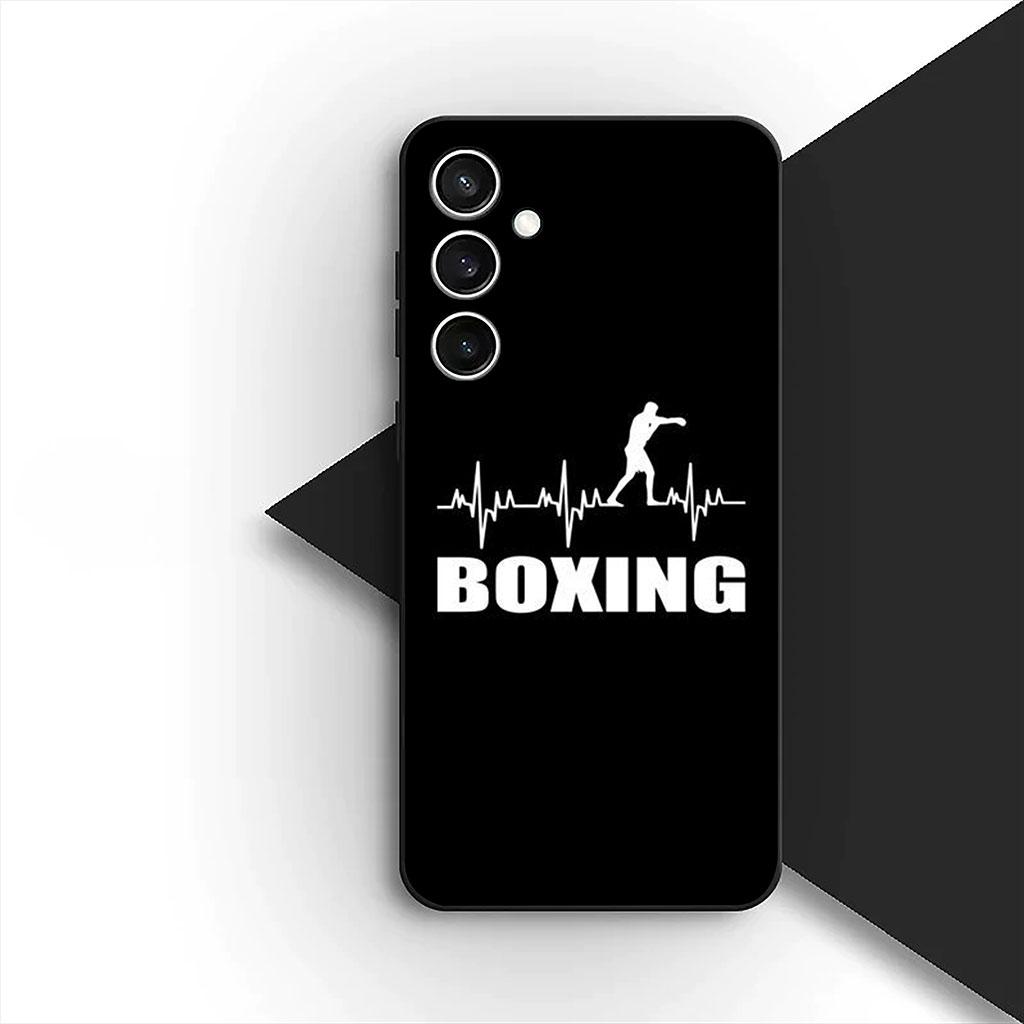 Strong Boxing Gloves Kickboxing Judo Phone Cover for Samsung Galaxy S25 S24 S23 FE Ultra Plus S7 Edge S25+ S23+ A56 5G Soft Case