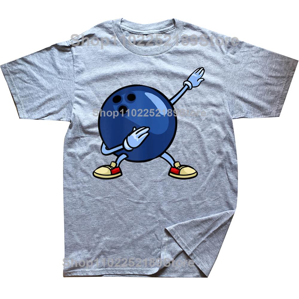 Funny Bowling Ball T Shirts Graphic Cotton Streetwear Short Sleeve Birthday Gifts Summer Style T-shirt Mens Clothing