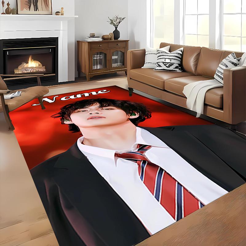Custom Personalization Jimin Area Rug - Perfect For Kitchen, Bathroom,Laundry Room Decor Large Size Available,Gift All Seasons