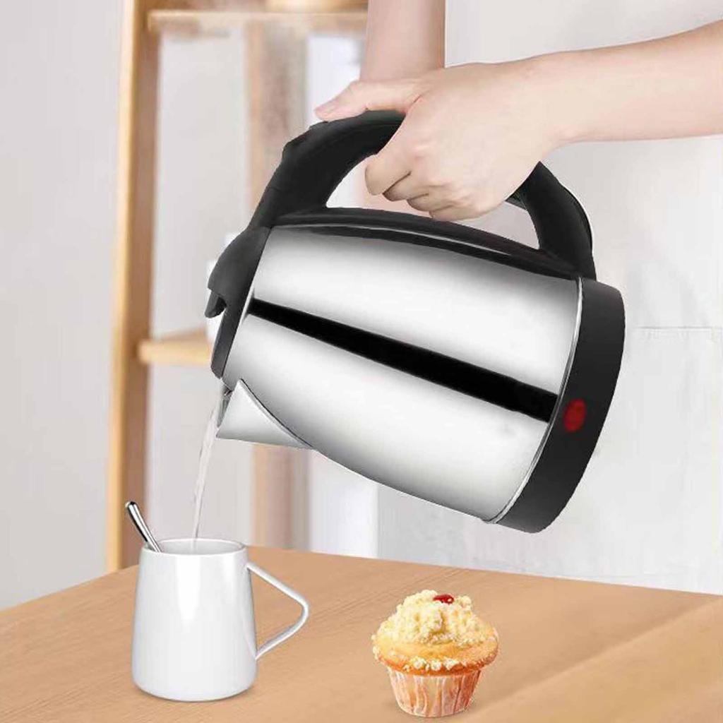 1.5L Stainless Steel Electric Kettle, Tea Kettle Electric & Hot Water Kettle, 1200W Fast Boil with Water Window&LED Light, Auto Shut-Off and Boil-Dry