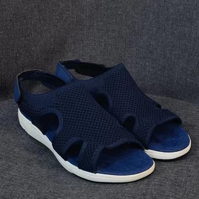 Damsandaler Andningsbara Mesh Sommarskor För Kvinnor Flats Damsandaler Mjuka Ortopediska Damskor Chaussure Femme